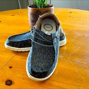 Hey dude leopard print shoes